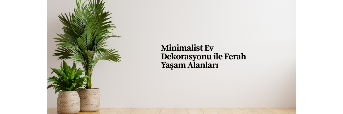 Minimalist Ev Dekorasyonu ile Ferah Yaşam Alanları